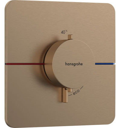 Bateria termostatyczna podtynkowa Brąz Szczotkowany ShowerSelect Comfort Q Hansgrohe (15588140)