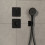 Bateria termostatyczna podtynkowa Czarny Matowy ShowerSelect Comfort Q Hansgrohe (15588670)