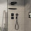 Bateria termostatyczna podtynkowa Czarny Matowy ShowerSelect Comfort Q Hansgrohe (15588670)