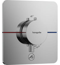 Bateria termostatyczna do 1 odbiornika z dodatkowym wyjściem, podtynkowa Chrom ShowerSelect Comfort Q Hansgrohe (15589000)