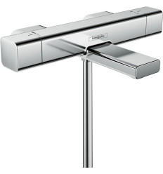 Bateria wannowa, termostatyczna, natynkowa Chrom Ecostat E Hansgrohe (15774000)