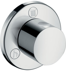 Zawór odcinająco-przełączający Trio/Quattro, podtynkowy Chrom Hansgrohe (15932000)