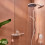 Główka prysznicowa 100 1jet EcoSmart+ Slim Biały Matowy Pulsify S Hansgrohe (24126700)
