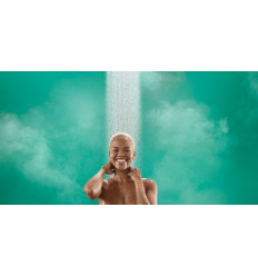 Głowica prysznicowa 260 2jet z przyłączem ściennym Biały Matowy Pulsify S Hansgrohe (24150700)