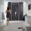 Głowica prysznicowa 260 2jet z przyłączem ściennym Biały Matowy Pulsify S Hansgrohe (24150700)