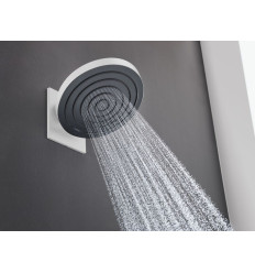 Głowica prysznicowa 260 2jet EcoSmart z przyłączem ściennym Biały Matowy Pulsify S Hansgrohe (24151700)