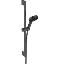 Zestaw prysznicowy 105 3jet Relaxation EcoSmart z drążkiem 65 cm Czarny Matowy Pulsify Select S Hansgrohe (24161670)