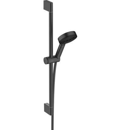 Zestaw prysznicowy 105 3jet Relaxation EcoSmart z drążkiem 65 cm Czarny Matowy Pulsify Select S Hansgrohe (24161670)