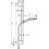 Zestaw prysznicowy 105 3jet Relaxation EcoSmart z drążkiem 65 cm Czarny Matowy Pulsify Select S Hansgrohe (24161670)