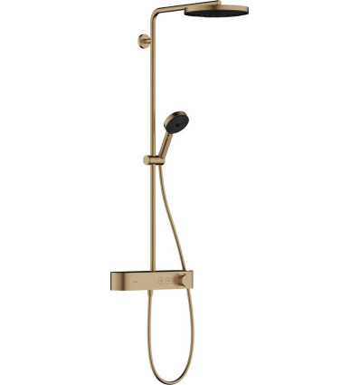 Komplet prysznicowy 260 1jet z termostatem ShowerTablet Select 400 Brąz Szczotkowany Pulsify S Hansgrohe (24220140)