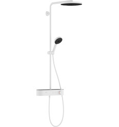 Komplet prysznicowy 260 1jet z termostatem ShowerTablet Select 400 Biały Matowy Pulsify S Hansgrohe (24220700)