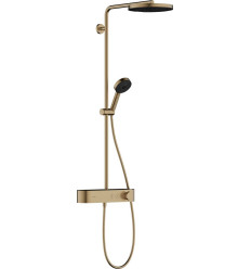 Komplet prysznicowy 260 1jet EcoSmart z termostatem ShowerTablet Select 400 Brąz Szczotkowany Pulsify S Hansgrohe (24221140)