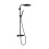 Komplet prysznicowy 260 1 jet EcoSmart z termostatem Czarny Matowy Pulsify S Puro Hansgrohe (24223670)