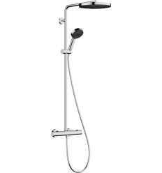 Komplet prysznicowy 260 1 jet z Ecostat Fine i główką prysznicową 3jet Chrom Pulsify S Puro Hansgrohe (24236000)
