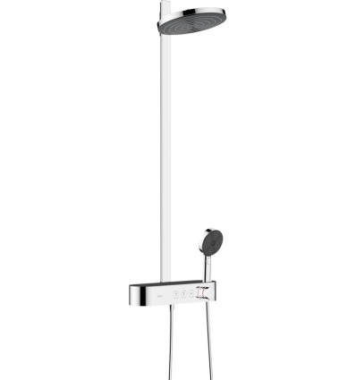 Komplet prysznicowy 260 2jet EcoSmart z termostatem ShowerTablet Select 400 Chrom Pulsify S Hansgrohe (24241000)