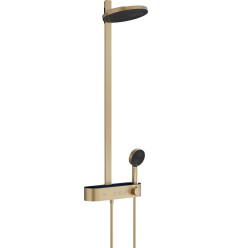 Komplet prysznicowy 260 2jet EcoSmart z termostatem ShowerTablet Select 400 Brąz Szczotkowany Pulsify S Hansgrohe (24241140)