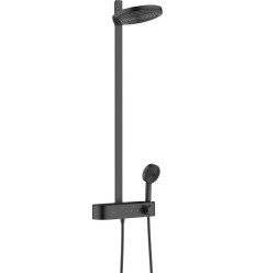 Komplet prysznicowy 260 2jet EcoSmart z termostatem ShowerTablet Select 400 Czarny Matowy Pulsify S Hansgrohe (24241670)