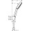 Punktowy zestaw prysznicowy 105 1jet EcoSmart+ z wężem 125 cm Czarny Matowy Pulsify S Hansgrohe (24307670)