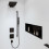Akcesorium natryskowe 260 Pulsify czarny mat Hansgrohe (24330670)