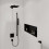 Akcesorium natryskowe 260 Pulsify czarny mat Hansgrohe (24333670)