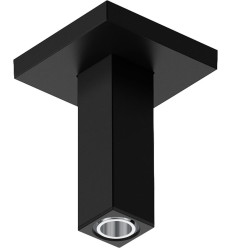 Przyłącze sufitowe E 10 cm Czarny Matowy Hansgrohe (24338670)