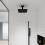 Przyłącze sufitowe E 10 cm czarny mat Hansgrohe (24338670)