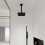 Przyłącze sufitowe E 30 cm czarny mat Hansgrohe (24339670)