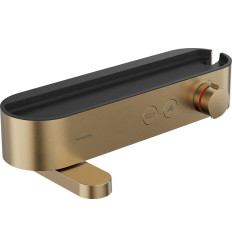 Bateria wannowa 400 termostatyczna natynkowa Brąz Szczotkowany ShowerTablet Select Hansgrohe (24340140)