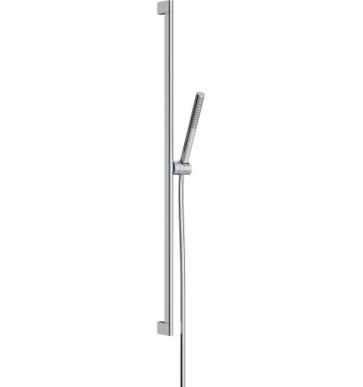 Zestaw prysznicowy 100 1jet EcoSmart+ z drążkiem 90 cm Chrom Pulsify S Hansgrohe (24383000)