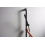 Zestaw prysznicowy 100 1jet EcoSmart+ z drążkiem 90 cm Czarny Matowy Pulsify S Hansgrohe (24383670)