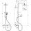 Bateria prysznicowa termostatyczna 200 EcoSmart 1jet Vernis Blend czarny mat Hansgrohe (26089670)