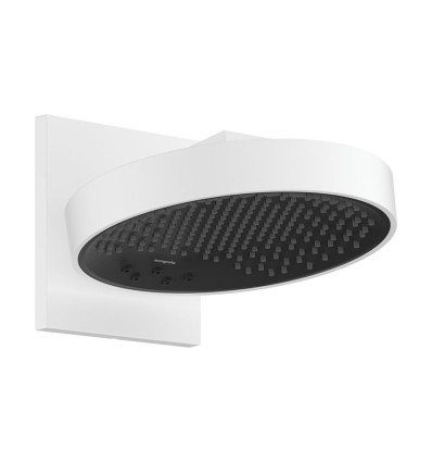 Głowica prysznicowa 250 3jet EcoSmart z przyłączem ściennym Biały Matowy Rainfinity Hansgrohe (26233700)