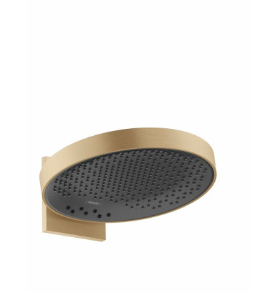 Głowica prysznicowa 360 3jet z przyłączem ściennym Brąz Szczotkowany Rainfinity Hansgrohe (26234140)