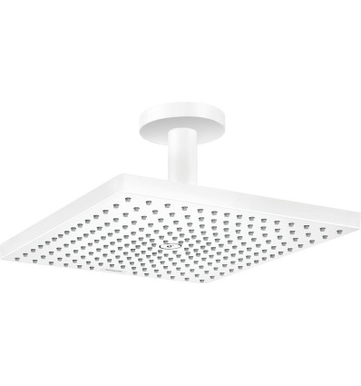 Głowica prysznicowa 300 1jet z przyłączem sufitowym Biały Matowy Raindance E Hansgrohe (26250700)