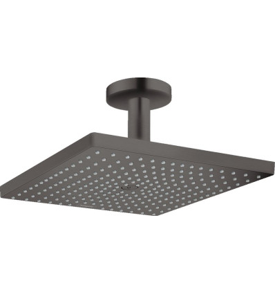 Głowica prysznicowa 300 1jet EcoSmart z przyłączem sufitowym Czarny Chrom Szczotkowany Raindance E Hansgrohe (26251340)