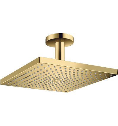Głowica prysznicowa 300 1jet EcoSmart z przyłączem sufitowym Złoty Optyczny Polerowany Raindance E Hansgrohe (26251990)