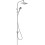 Komplet prysznicowy 230 1jet EcoSmart Reno Vernis Shape chrom Hansgrohe (26289000)