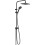 Komplet prysznicowy 230 1jet EcoSmart Reno Vernis Shape czarny mat Hansgrohe (26289670)