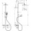 Komplet prysznicowy 240 1jet EcoSmart z termostatem Czarny Matowy Vernis Blend Hansgrohe (26428670)