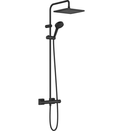 Komplet prysznicowy 240 1jet EcoSmart z termostatem Czarny Matowy Vernis Shape Hansgrohe (26429670)