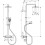 Komplet prysznicowy 240 1jet EcoSmart z termostatem Czarny Matowy Vernis Shape Hansgrohe (26429670)