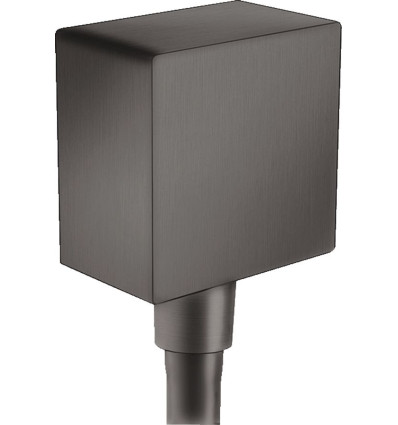 Przyłącze węża FixFit czarny chrom szczotkowany Hansgrohe (26455340)