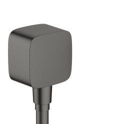 Przyłącze węża FixFit czarny chrom szczotkowany Hansgrohe (26457340)