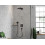 Słuchawka prysznicowa 120 Select Raindance Select czarny chrom szczotkowany Hansgrohe (26531340)