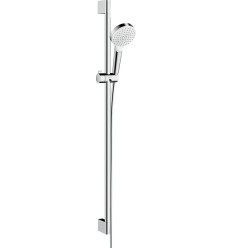 Zestaw prysznicowy 100 1jet EcoSmart z drążkiem 90 cm Biały/Chrom Crometta Hansgrohe (26539400)