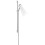 Zestaw prysznicowy 100 1jet EcoSmart z drążkiem 90 cm Biały/Chrom Crometta Hansgrohe (26539400)