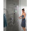 Zestaw prysznicowy 100 Vario z drążkiem 65 cm i mydelniczką Biały/Chrom Crometta Hansgrohe (26553400)