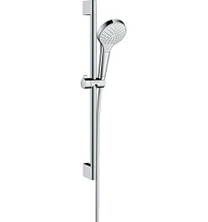 Zestaw prysznicowy 110 Vario EcoSmart z drążkiem 65 cm Biały/Chrom Croma Select S Hansgrohe (26563400)