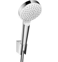 Punktowy zestaw prysznicowy 100 1jet EcoSmart z wężem 160 cm Biały/Chrom Crometta Hansgrohe (26569400)