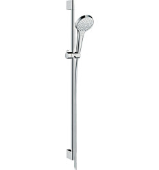 Zestaw prysznicowy 110 Multi EcoSmart 9 l/min z drążkiem 90 cm Biały/Chrom Croma Select S Hansgrohe (26571400)